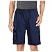 Juniors Pantaloni neri Pantaloni da esterno con cerniera Tasca Casual Cargo Shorts Coulisse Pantaloni da uomo Solido, Marina Militare, XL