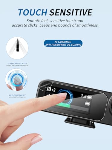 (5 Stück) Schutzfolie für DJI MIC 3 Empfänger, yystao TPU-Material weiche Displayschutzfolie für DJI Mic 3 Receiver, hochauflösend, Kratzfest, Anti-Fingerprint