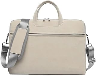 Bolso for portátil for mujer y hombre, maletín con correa de hombro ajustable, bolso ligero for portátil, for viajes de negocios, desplazamientos diarios, artículos esenciales for el trabajo en la ofi