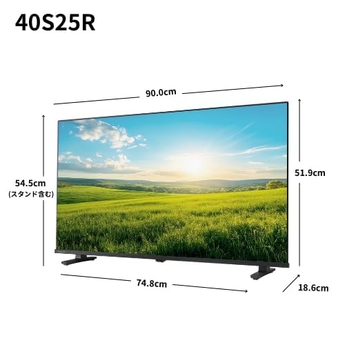 東芝テレビREGZA S25R40V 2025年モデル Amazon | REGZA レグザ テレビ 40S25R (40インチ / フルハイビジョン