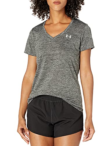 Image of Under Armour Womens Tech V-Neck Twist Short-Sleeve T-Shirt
