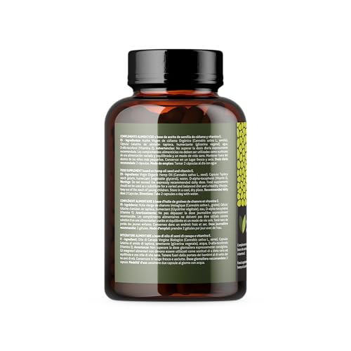 Vegageno OMEGA 3 6 9 Capsules Haute Concentration OMEGA 3 Vegan 200 Capsules Avec Vitamine E Naturelle Sans OGM Sans Gluten Sans Poisson. Seulement Végétal. Convient aux Végétaliens et Végétariens. – vue 8