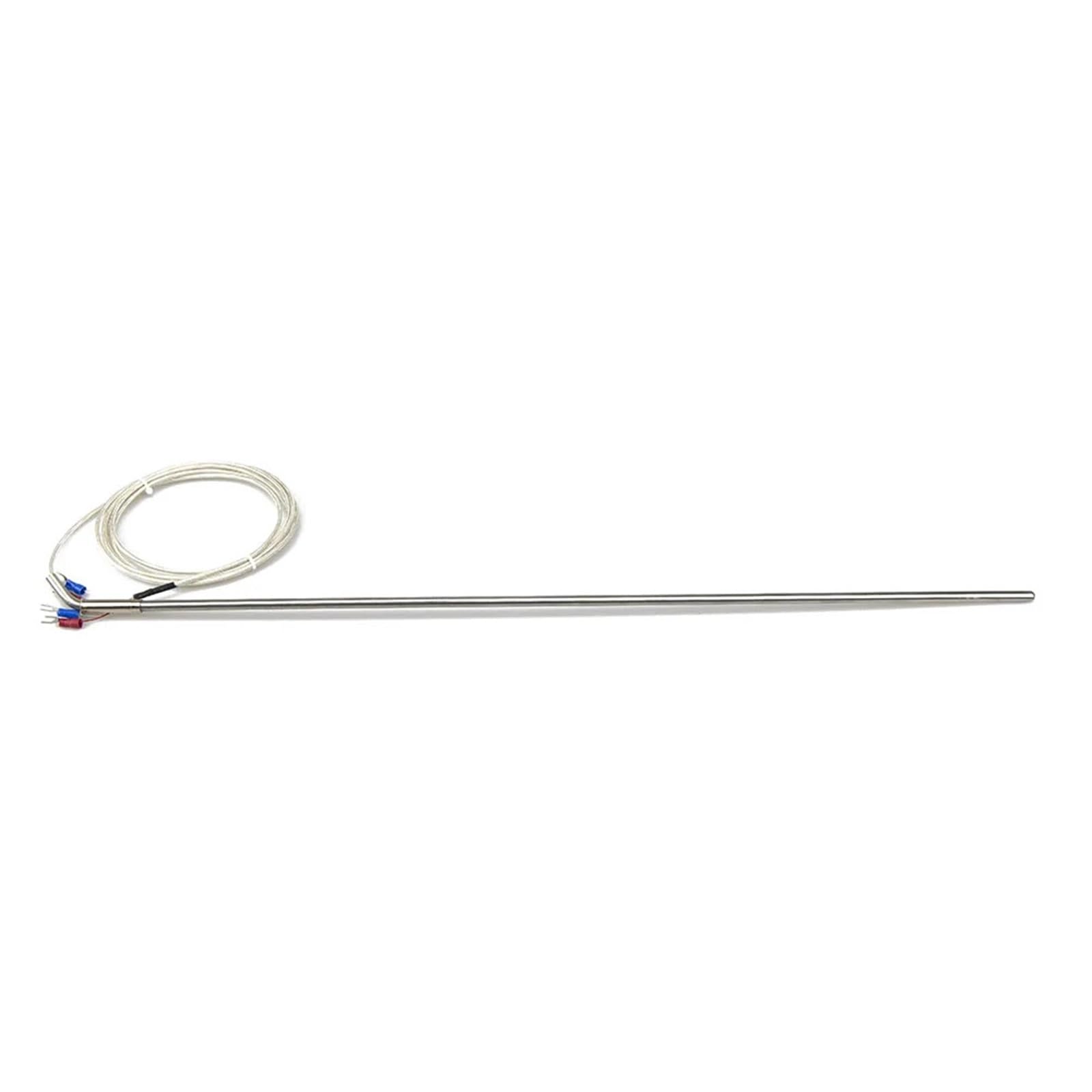 FTARP08 PT100 tipo 4 fili 2m FEP cavo 500mm 316L sonda flessibile in acciaio inossidabile guaina sensore di temperatura RTD (un diametro di 4 mm)