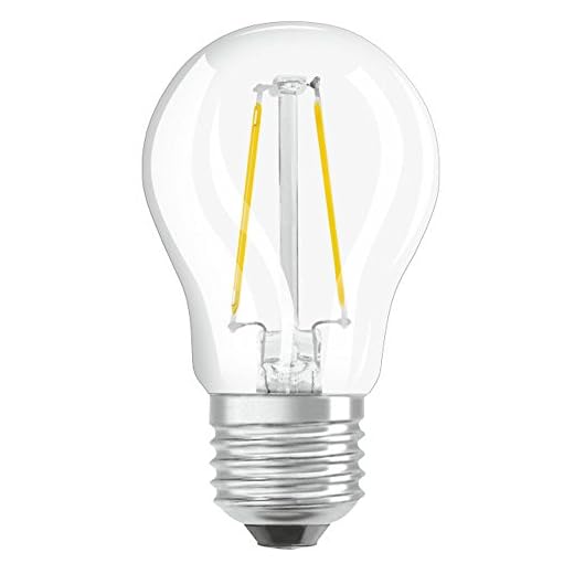 Osram LED Star Classic P Lampe, in Tropfenform mit E27-Sockel, nicht dimmbar, Ersetzt 25 Watt, Filamentstil Klar, Warmweiß - 2700 Kelvin, 6er-Pack