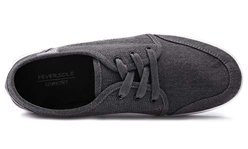 FEVERSOLE Comfort Women's Slip-On Lightweight Walking Shoes Casual Outfits Canvas Breathable Soft Loafers3