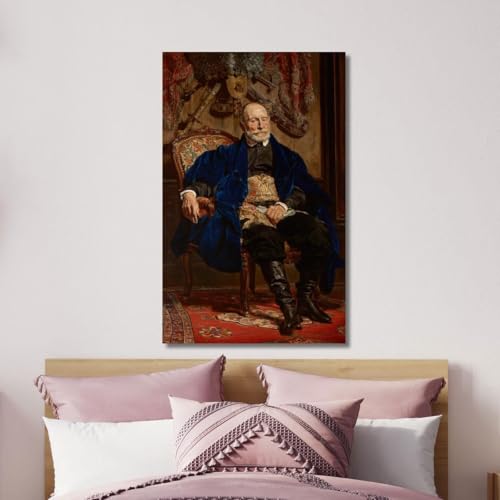 Tableau Jan Matejko Portrait de Piotr Moszynski pour deco bureau elegante