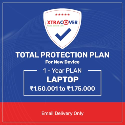 Image of Xtracover 1 Year Total Protection Plan on Laptop Having Price Range of Rs. 150001-175000 (E-Mail Delivery Only)