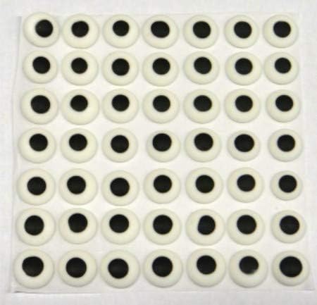 Candy Molds N More Edible Royal Icing Candy Eyes Cookie Decorations 7-16th inches, Quantity 84