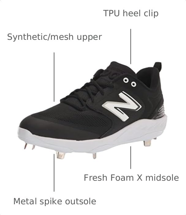 Image of New Balance Men's Fresh Foam X 3000 V6 Metal Baseball Shoes