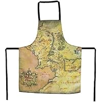 SD Toys, Delantal Mapa El Señor De Los Anillos Unisex Adulto,