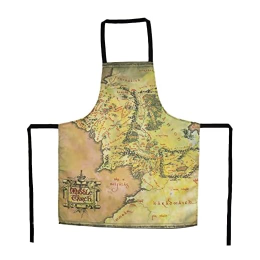 SD Toys, Delantal Mapa El Señor De Los Anillos Unisex Adulto, Talla Única