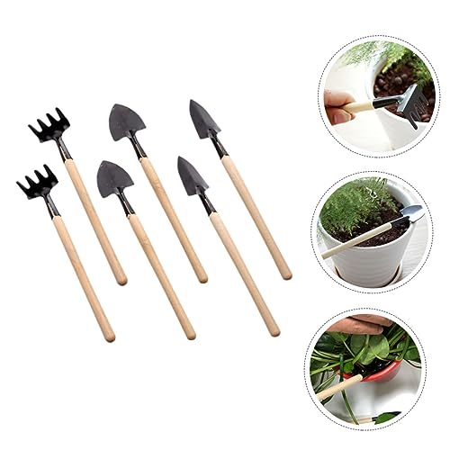 Kit mini herramientas de jardinería Yardwe 10 sets miniatura 7