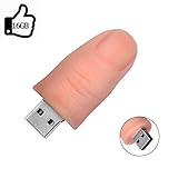 16GB Lifelike Thumb USB Flash Drive (Orange)