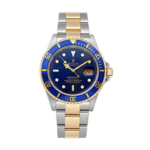 Rolex Submariner Mechanical (Automatic) Blue Dial Mens Watch 16613 (Certified Pre-Owned)