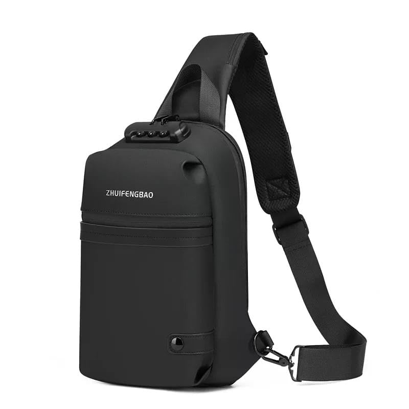 k.b. sales Chest Bag Men's Crossbody Bag Large Capacity Backpack Water-repellent Oxford Cloth Chest Bag Men's Shoulder Bag Satchel Men's Bag (Pack Of 1)-picture-40