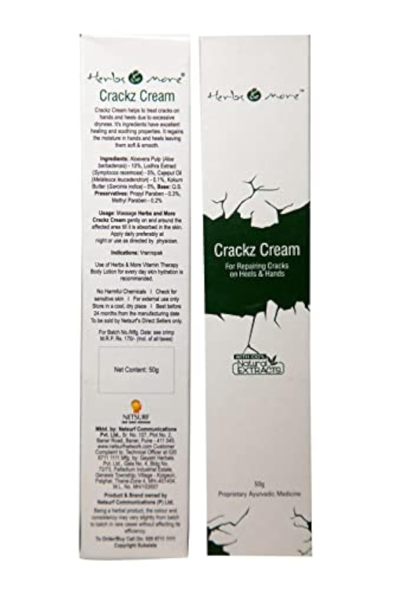 NETSURF Crackz Cream, 50g Pack of 2
