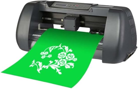 High-Speed Desktop Cutting Plotter Machine, 375mm Cutter with LCD Display, Dual CPU Control for Sign Making, Decals, Stickers & Heat Transfer Paper