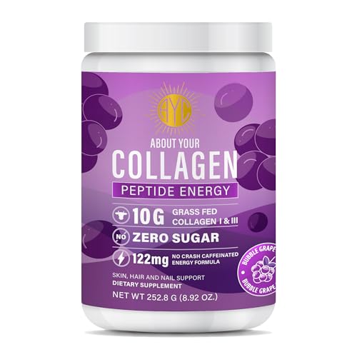 ABOUT YOUR COLLAGEN Peptide Energy Collagen Powder Hair, Nail, Skin,