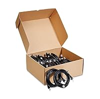 Amazon Basics Ethernet-Patchkabel, RJ45, Cat6, 24er-Pack, 3 m, Schwarz – Ansicht 5