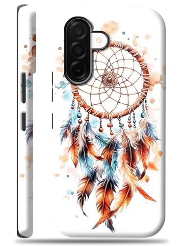 for Samsung Galaxy A17 5G Case with Screen Protector, Magnetic Wireless Charging, Military Grade Shockproof Dual Layer Cover for Samsung A17, Dreamcatcher