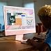 Apple iMac 24" All-In-One Desktop PC System (Mitte 2021), M1, 8GB RAM, SSD 256GB, M1 8-core GPU, macOS Big Sur, INT KB, Pink