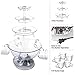 4-Tier Cupcake Stand - Round Acrylic Display Stand with LED Lights for Birthday, Tea Party, or Wedding Dessert Tables by Great Northern Popcorn
