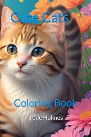 Cute Cats: Coloring Book