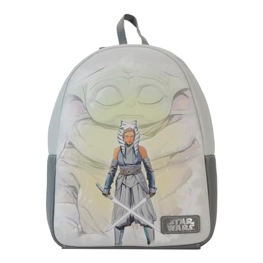 Loungefly Disney: Mini Backpack: Star Wars: Ahsoka - Bolso Coleccionable - Idea de Regalo - Mercancia Oficial - para Chicos, Chicas Hombres y Mujeres - TV Fans