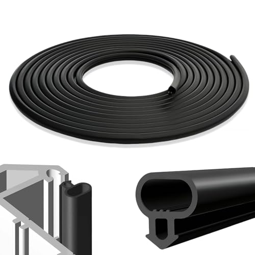 Rayakt 6M UPVC Door & Window Seal Strip Window Gasket Replacement Draft Rubber Seal for Entrance Doors Windproof Draught Proofing Door Bottom Wind Barrier Strip (6M)