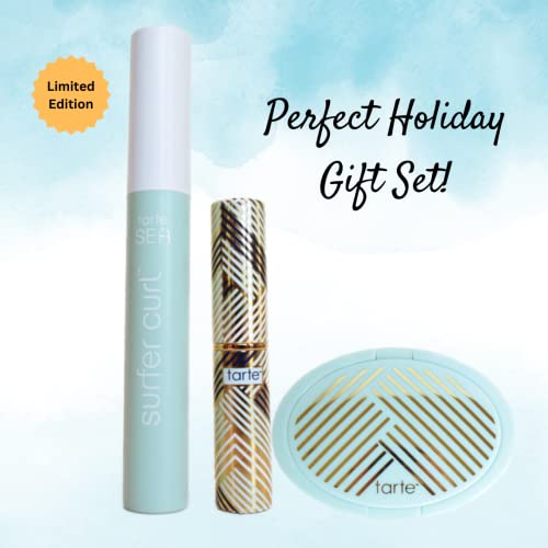 Tarte Sea Best Kept Secrets Best-Sellers Set:: Sea Surfer Curl Volumizing Mascara, Sea Quench Lip Rescue, Sea Breezy Cream Bronzer #TOP1