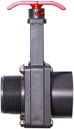 SWIMLINE HYDROTOOLS 89660 Smart Shut Off Slice Valve Pro 1.5 Inch Diameter Male Female with Gate Keeper Dual Threaded Adapter for Pools Hot Tubs Plumbing Pump Skimmer image 2