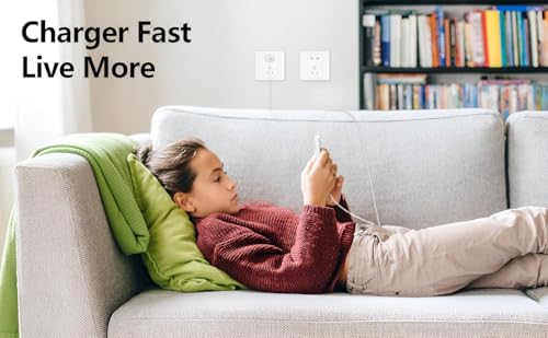 Image of 25W Charger with Type C to C Cable Compatible with Samsung Galaxy M06 /M05 /M16 /M15 /M36 /M35 /A16 /F06 /A36 /M14 /F14 /A14 /M34 /F34 /A34 /F35 /S25 /S24 /S23 /Tablet /Pad /Super Fast Charging Quick Charge /White