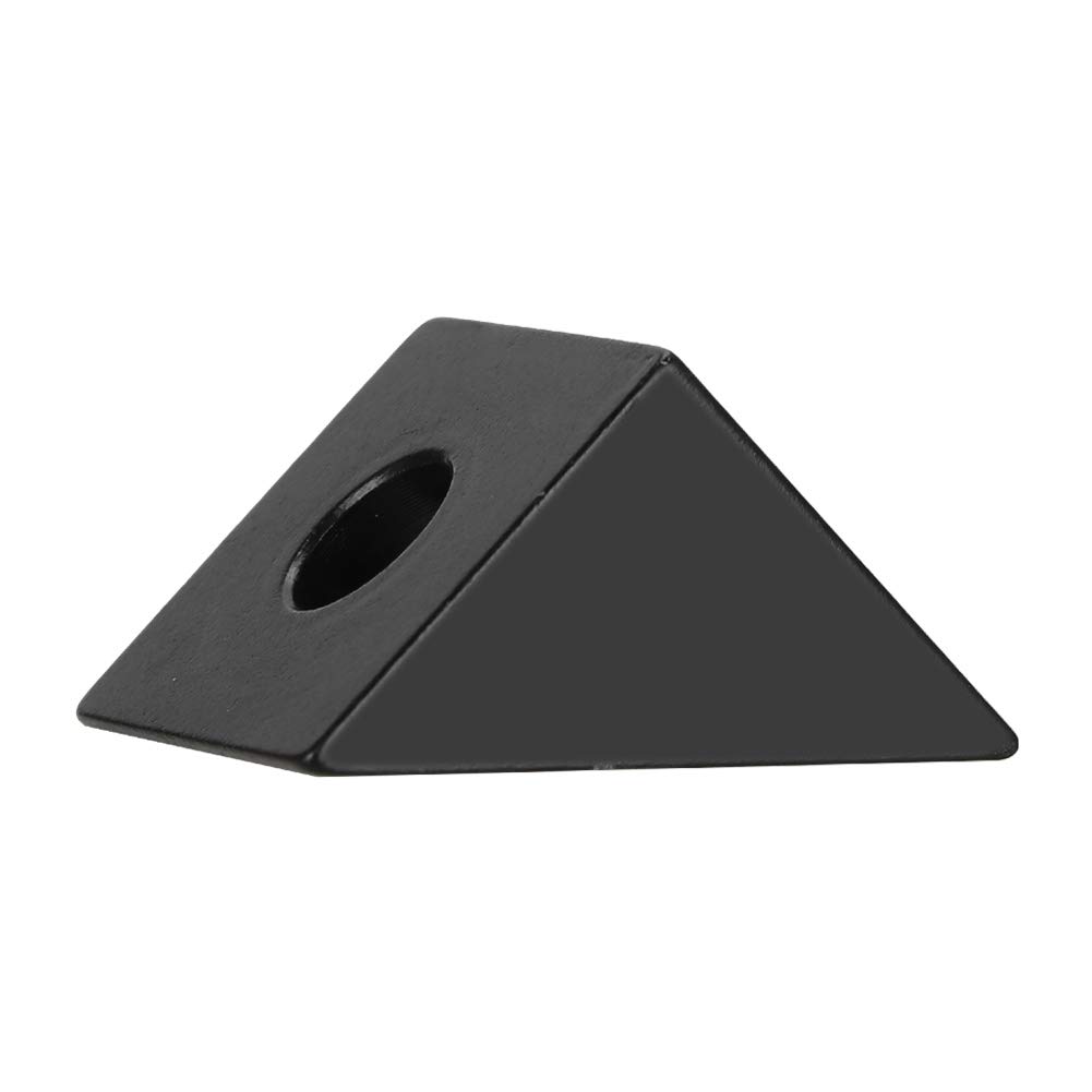 Aluminiumoxid, CNC-Motorhalterungs-Set, 52 mm, 65 mm, 71 mm, Spindelmotorhalterung für CNC-Fräsmaschinen, Fräsen, hohe Festigkeit, langlebig, Schwarz, 19 mm dick (65mm)