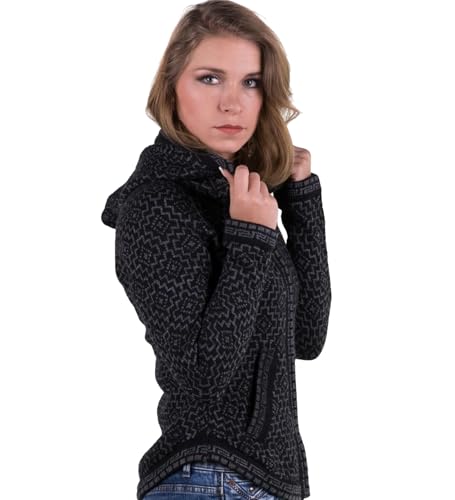 Image of Gamboa Alpaca Cardigan Sweater for Women Knit Fall Winter Lady Womens Lightweight