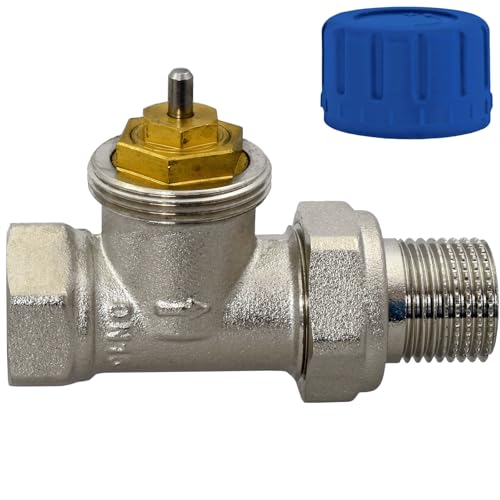 VTE-12S Thermostatventil 1/2 Heizkörperventil, Anschluss M30x1,5, Vorlauf, für Heizkörper & Fußbodenheizung