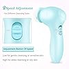 Electric Facial Cleansing Brush 7 in 1 - Fabuday Face Skin Spin Brush for Deep Cleansing, Gentle Exfoliating, Blackhead Removing and Massaging, Battery Operated Facial Cleanser Brush