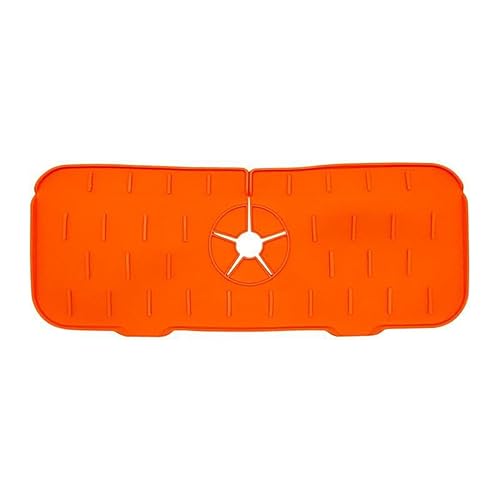 Protector contra salpicaduras para grifo de cocina, alfombrilla de silicona para grifo de agua, almohadilla de drenaje para fregadero detrás del