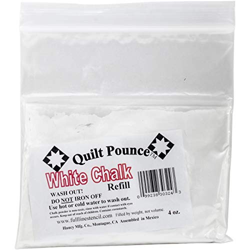 Hancy Quilt Pounce Chalk Refill 4 Oz. 2-Pack: White