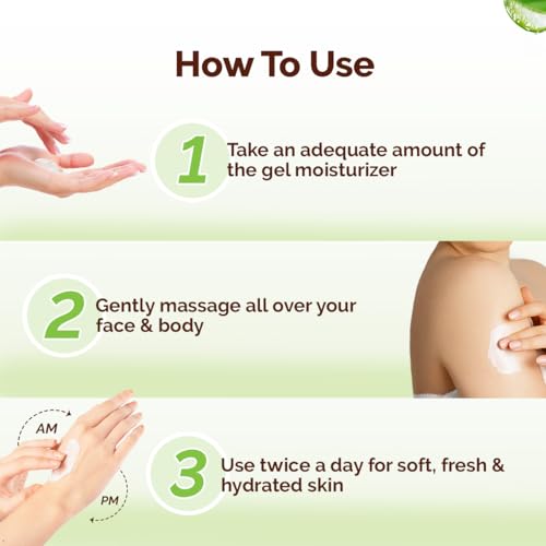 Image of Mamaearth Aloe Refresh Hydrating Light Gel Moisturizer with Aloe Vera & HA 200g | Long-lasting Non-sticky Hydration | Oil-free, Lightweight & Quick-absorbing |Free from Harmful Chemicals |Soothes Skin