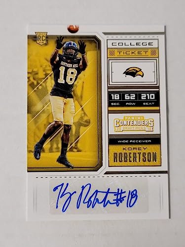 Football Trading Card NFL 2018 Panini Contenders Draft Picks College Ticket #284 Korey Robertson NM Near Mint