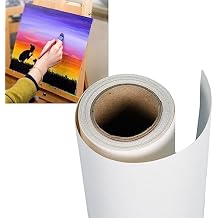 Poly-Cotton Matte Art Canvas Roll for Painting with Superior Stretching Resistance and Unmatched Flatness for Drawing, Oil, Acrylic, or Water-Based Painting - Perfect for Home Crafts 17" x 40ft