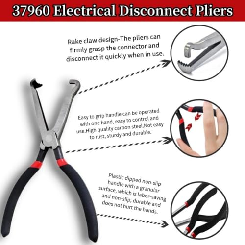 Alicates de desconexión eléctrica Fixion Tools para conectores de automóviles 6