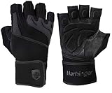 Harbinger Training Grip Wrist Wrap Trainingshandschuh - Größe S (16-18 cm)/ Farbe: Schwarz