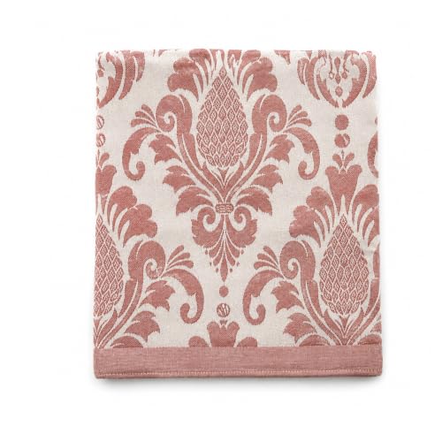 Image of LITO LINEN AND TOWEL Single Bed Solapur Chaddar 100% Cotton Blanket - Reversible Handloom Bedspread for Winter & All Seasons, Soft Breathable Cotton Bedsheet /Blanket - Rust Rose, 60 inchx90 inch