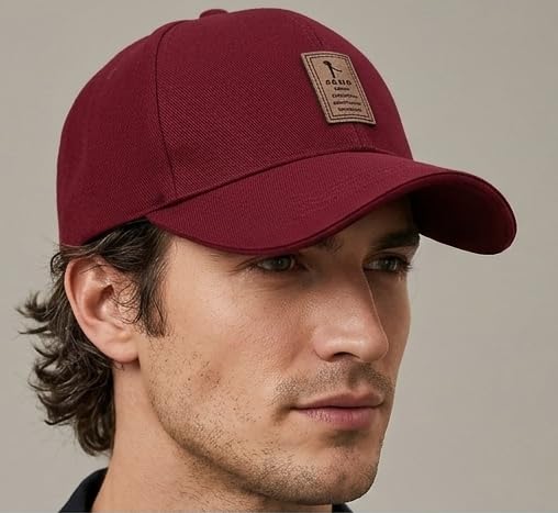 Image of rytoria Combo 3 Pcs Cap for Men and Women Unisex Cotton Caps Adjustable Strap Free Size Summer Sports Cricket Gym Dance