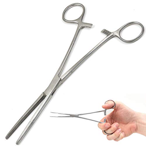 Panther Surgical Stainless Steel Long Nose piercing Pliers 8 Carp Fishing Accessories Straight Fishing Forceps Unhooking Pliers for Carp Sea Fly Fishing