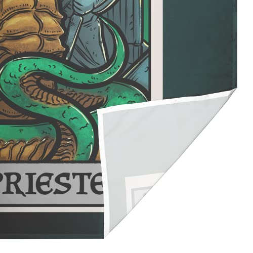 The High Priestess Tarot Card Tapestry - Medusa - Greek Mythology Home Decor Wall Hanging (60" X 50") #TOP2