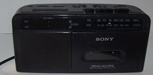 Sony Dream Machine Alarm Clock, Radio and Cassette Player Model ICF-C610