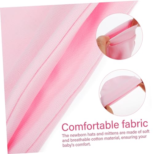 BESPORTBLE 2Sets Hat and Mittens of for Boys and Comfortable and Breathable for Parents Suitable for Months Multi4