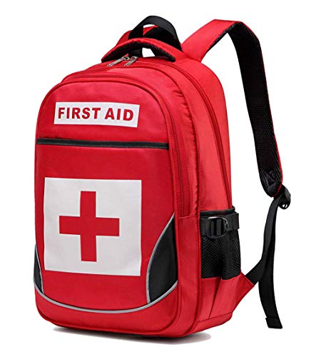 DYHQQ Bolsa de Primeros Auxilios médicos  Mochila de Tratamiento de Emergencia vacía